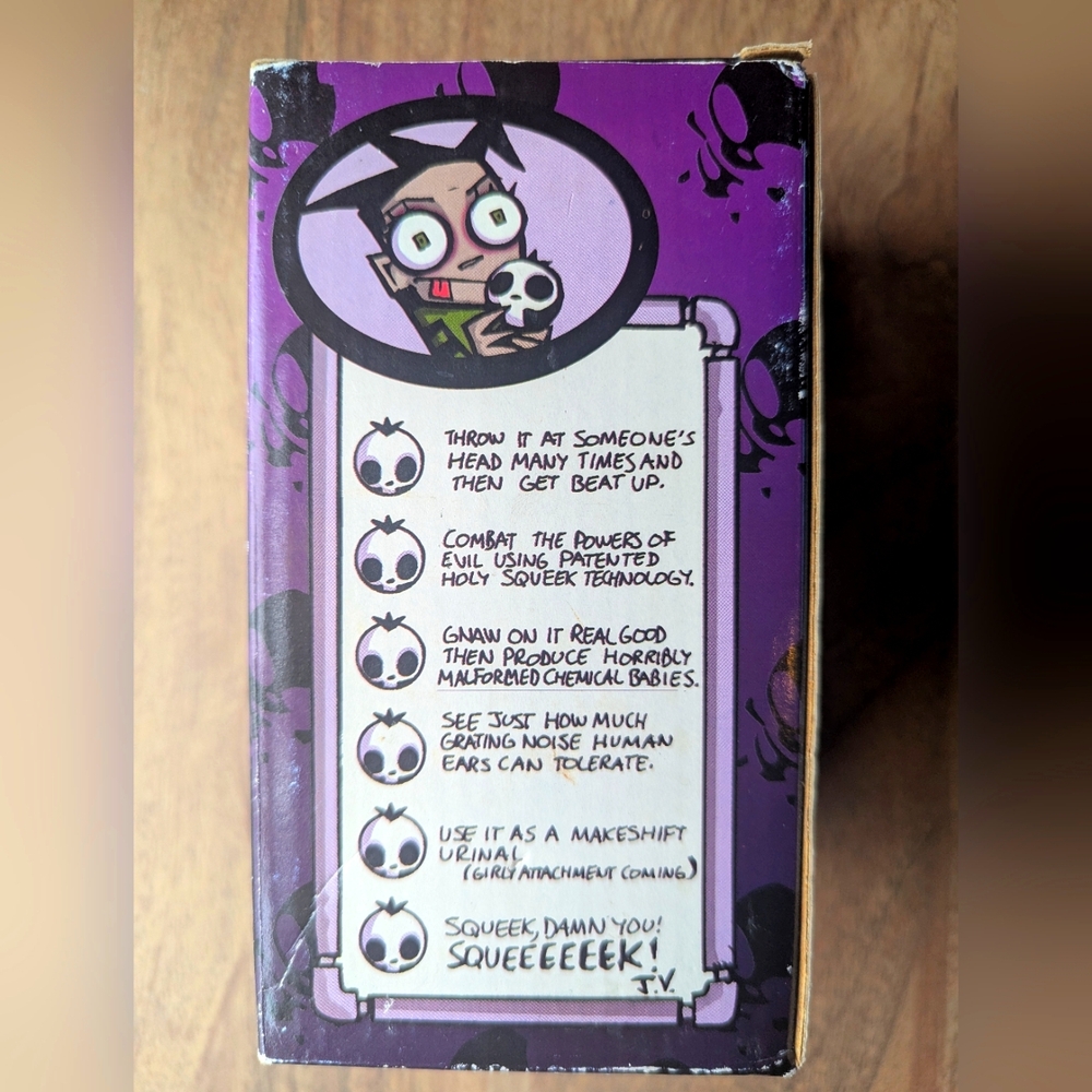 Rare Jhonen Vasquez Spooky The Thing What Squeeks Figurine Toy 2000 Invader Zim - Picture 2 of 6